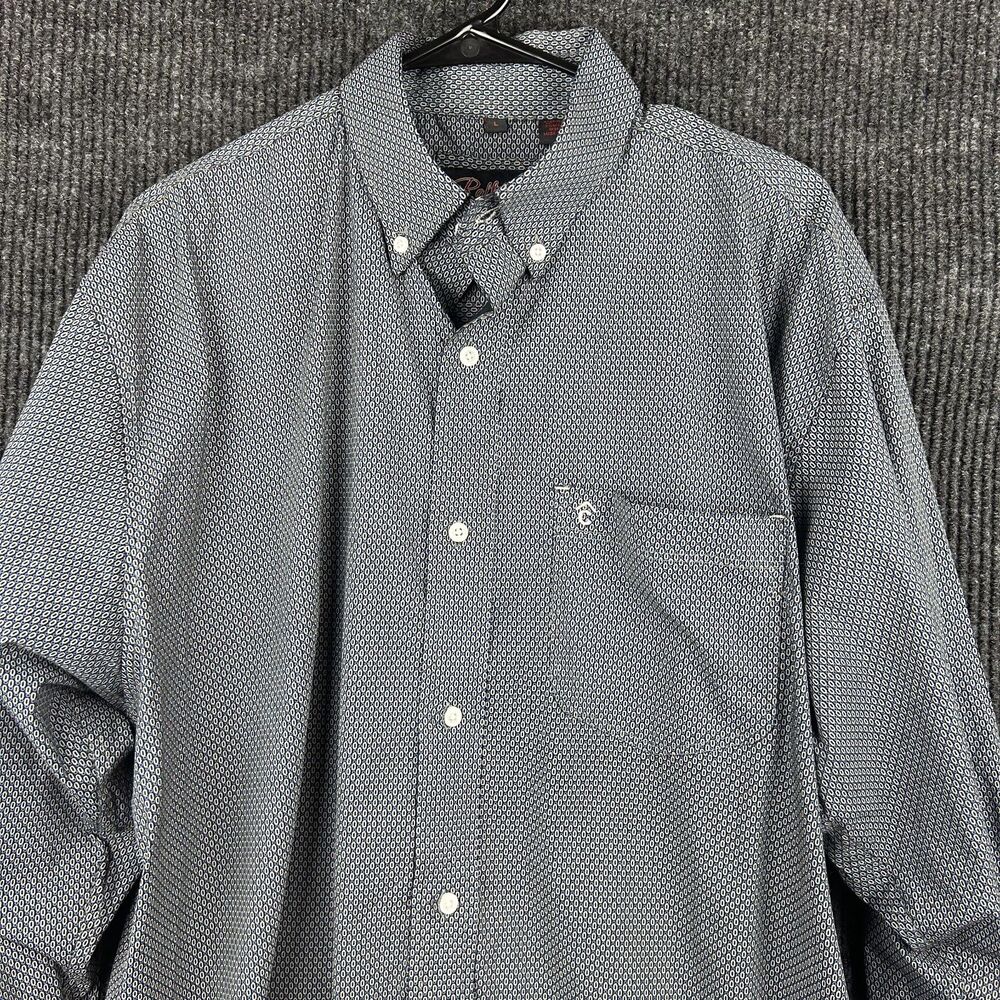 Rafter C ProFlex 45 Performance Western Long Sleeve Button Down Shirt Mens Large